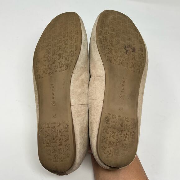 Birdies The Starling Suede Tan Loafers Women's 8.5 Casual Minimalist Work - Picture 7 of 9